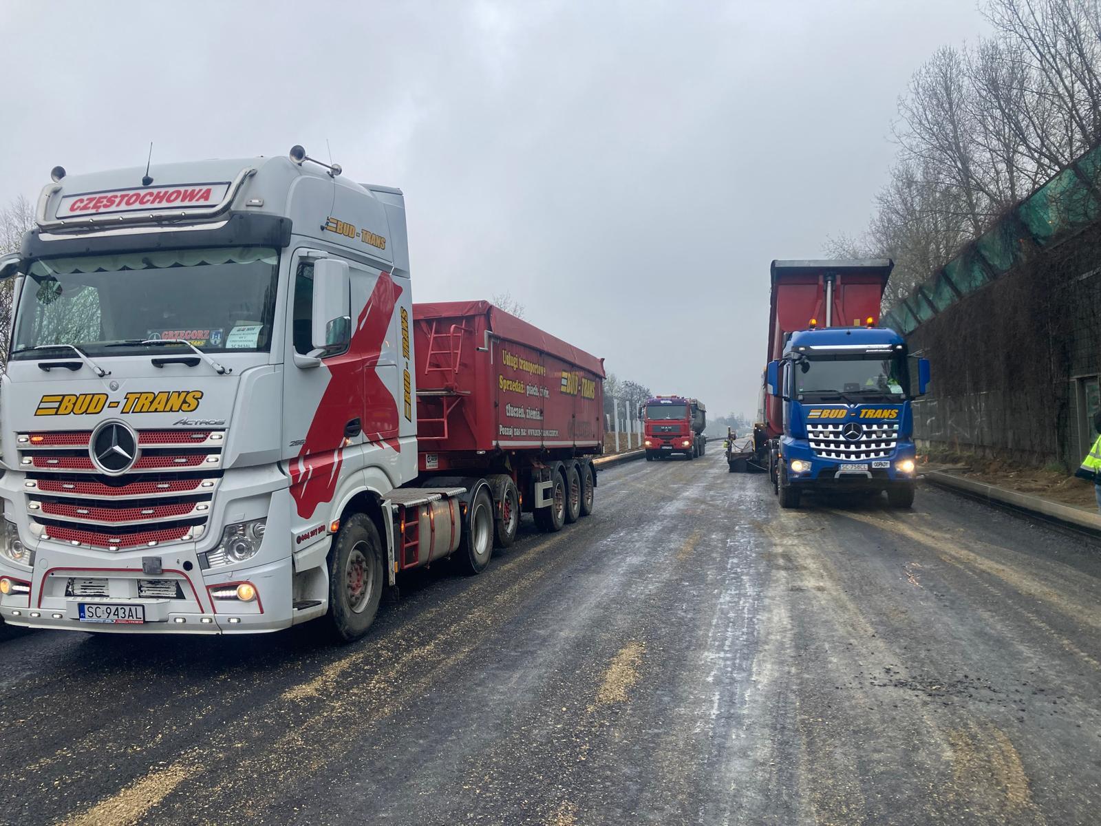 Transport masy bitumicznej BUD-TRANS